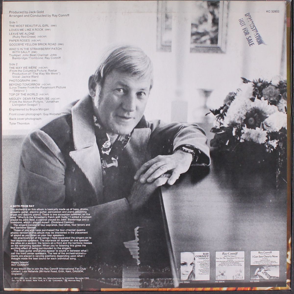the way we were by RAY CONNIFF