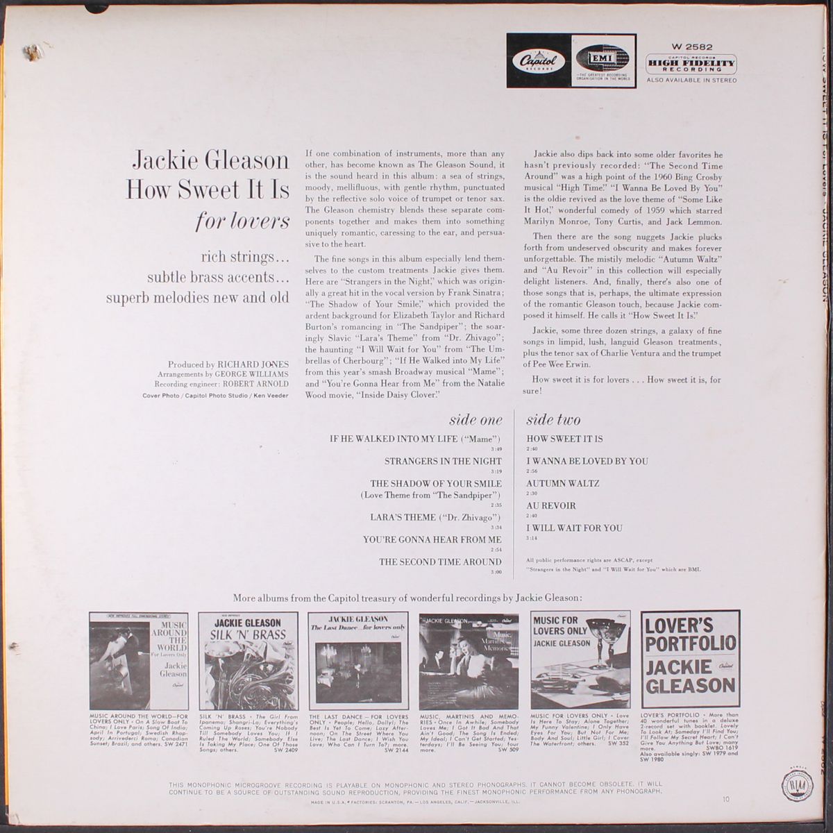 how sweet it is by JACKIE GLEASON