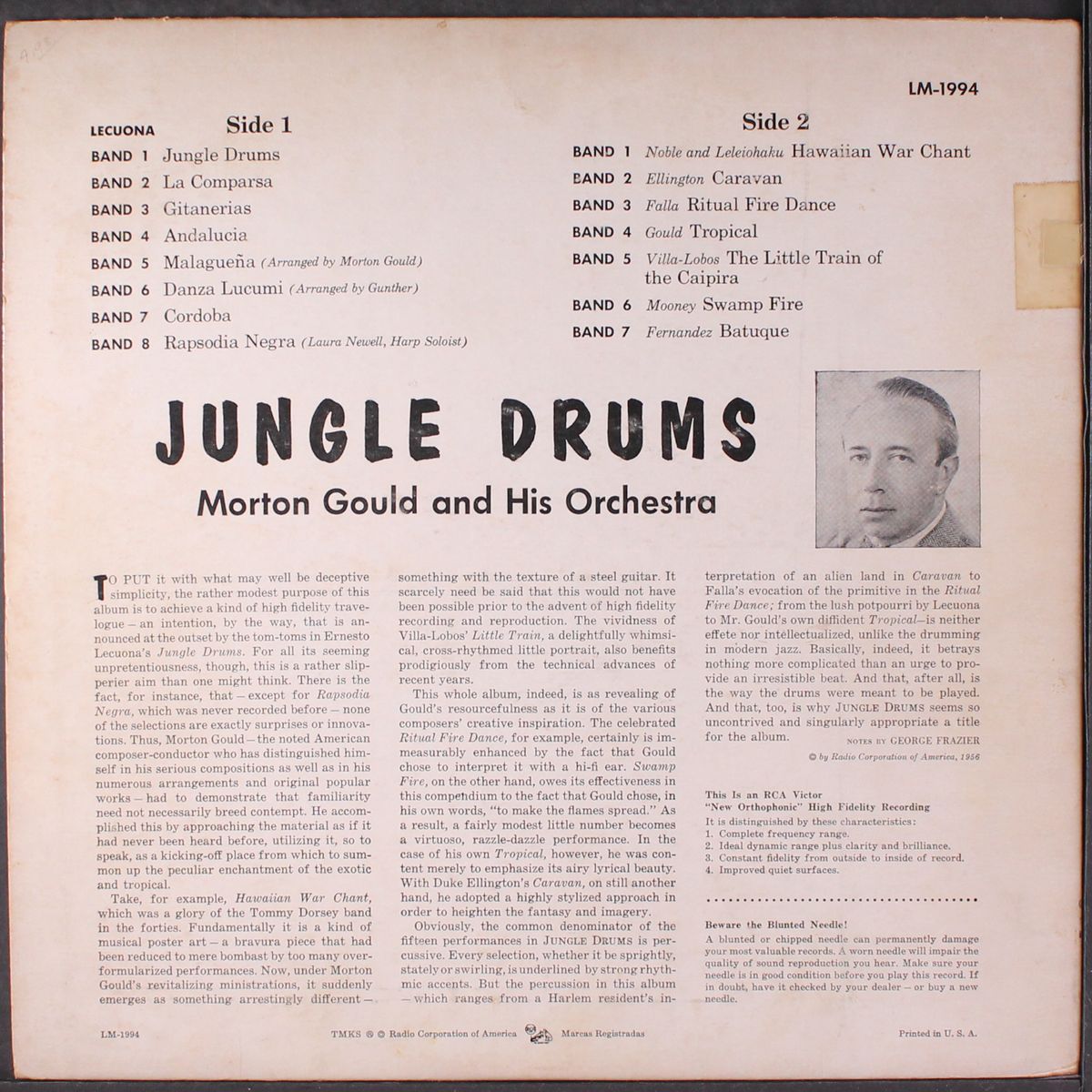 jungle drums by MORTON GOULD