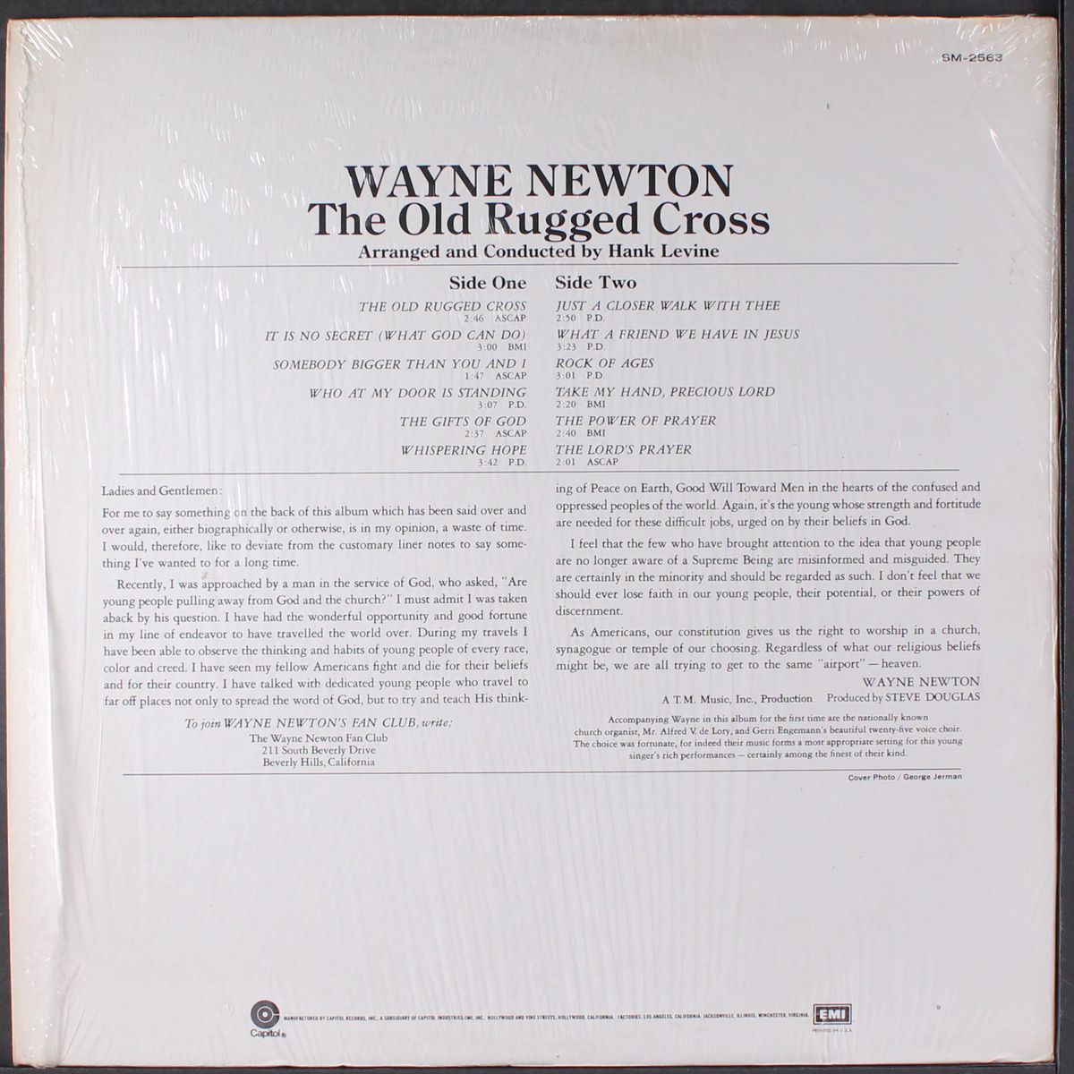 the old rugged cross by WAYNE NEWTON