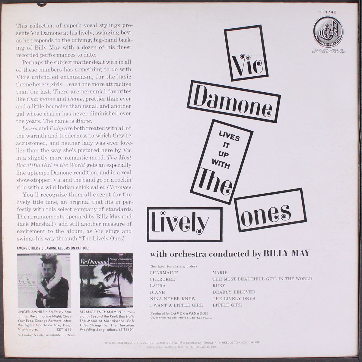 the lively ones by VIC DAMONE