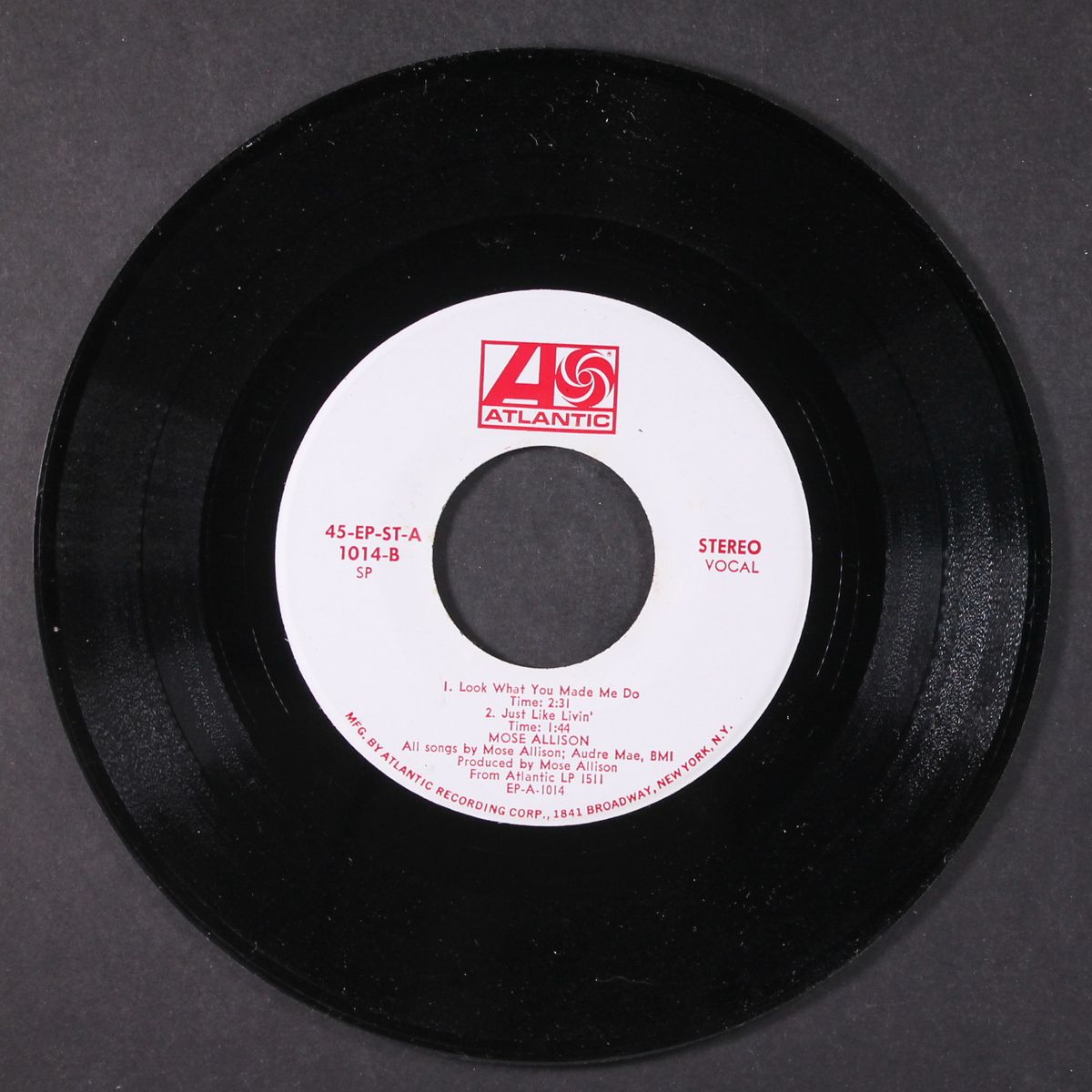 i've been doin' some thinkin' by MOSE ALLISON