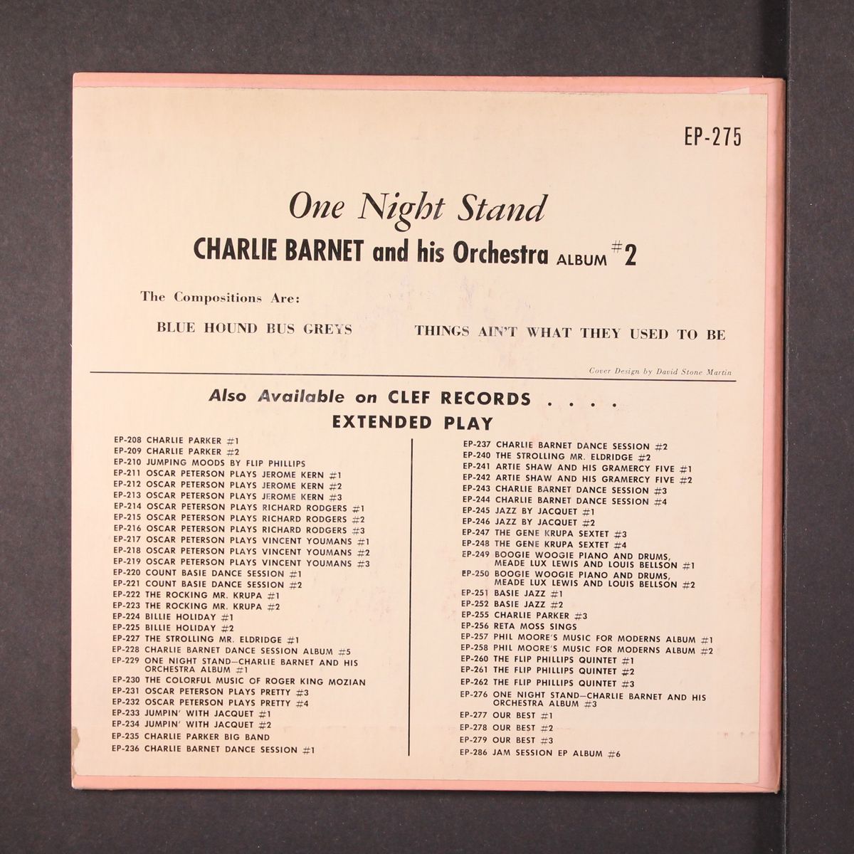 one night stand #2 by CHARLIE BARNET