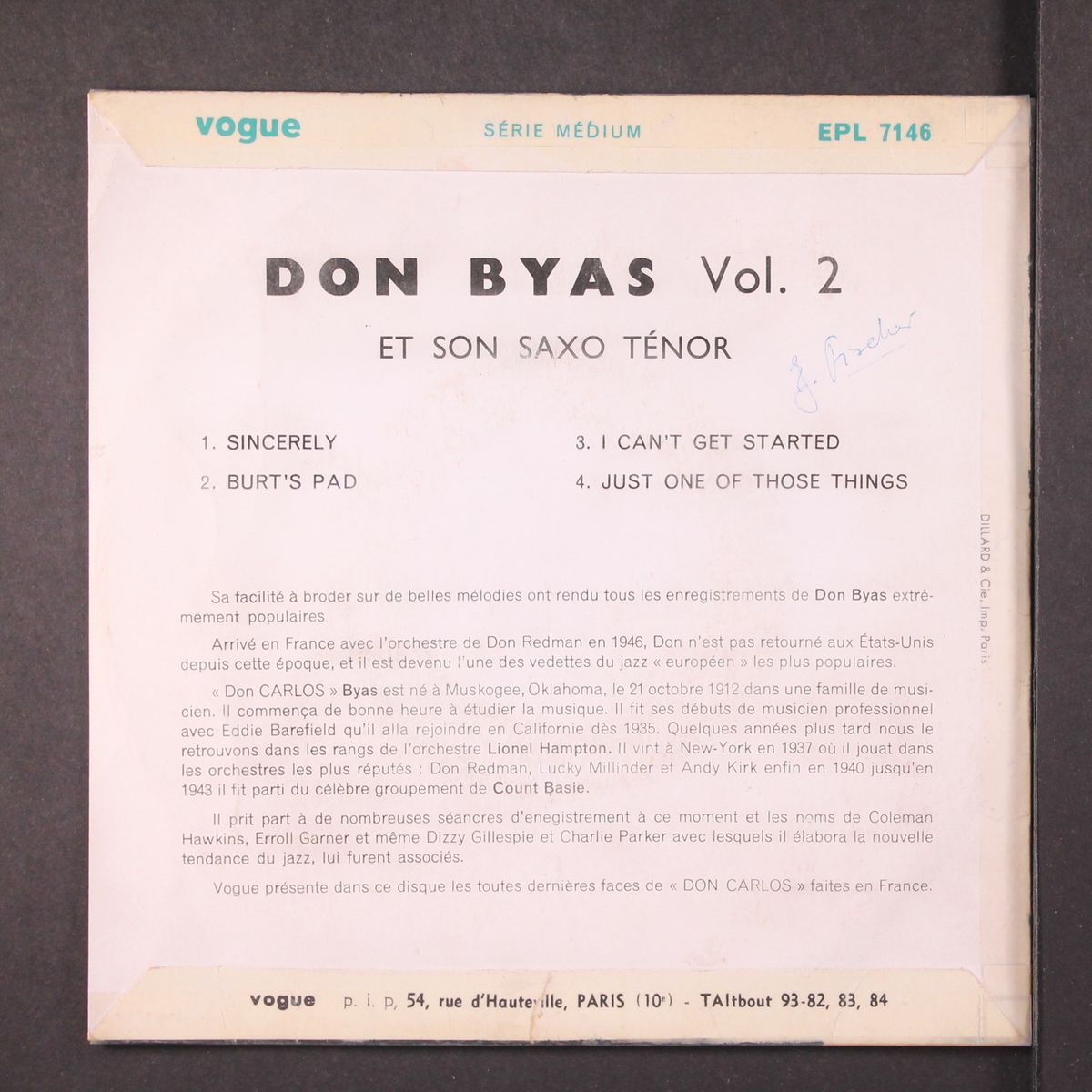 vol. 2 by DON BYAS