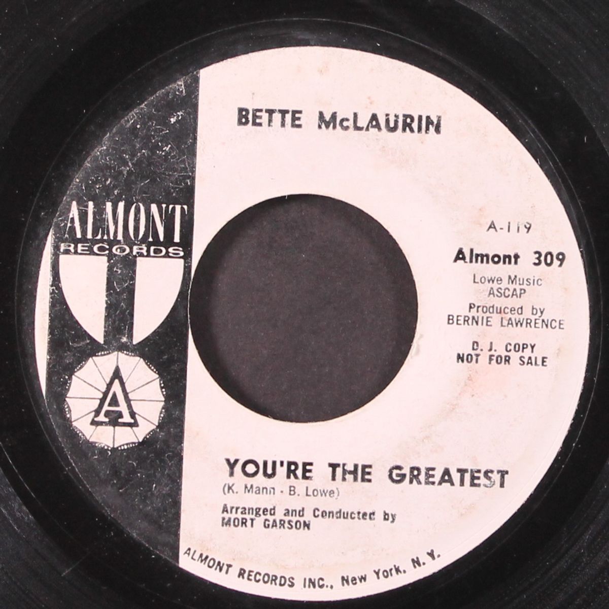 you're the greatest / same by BETTE MCLAURIN