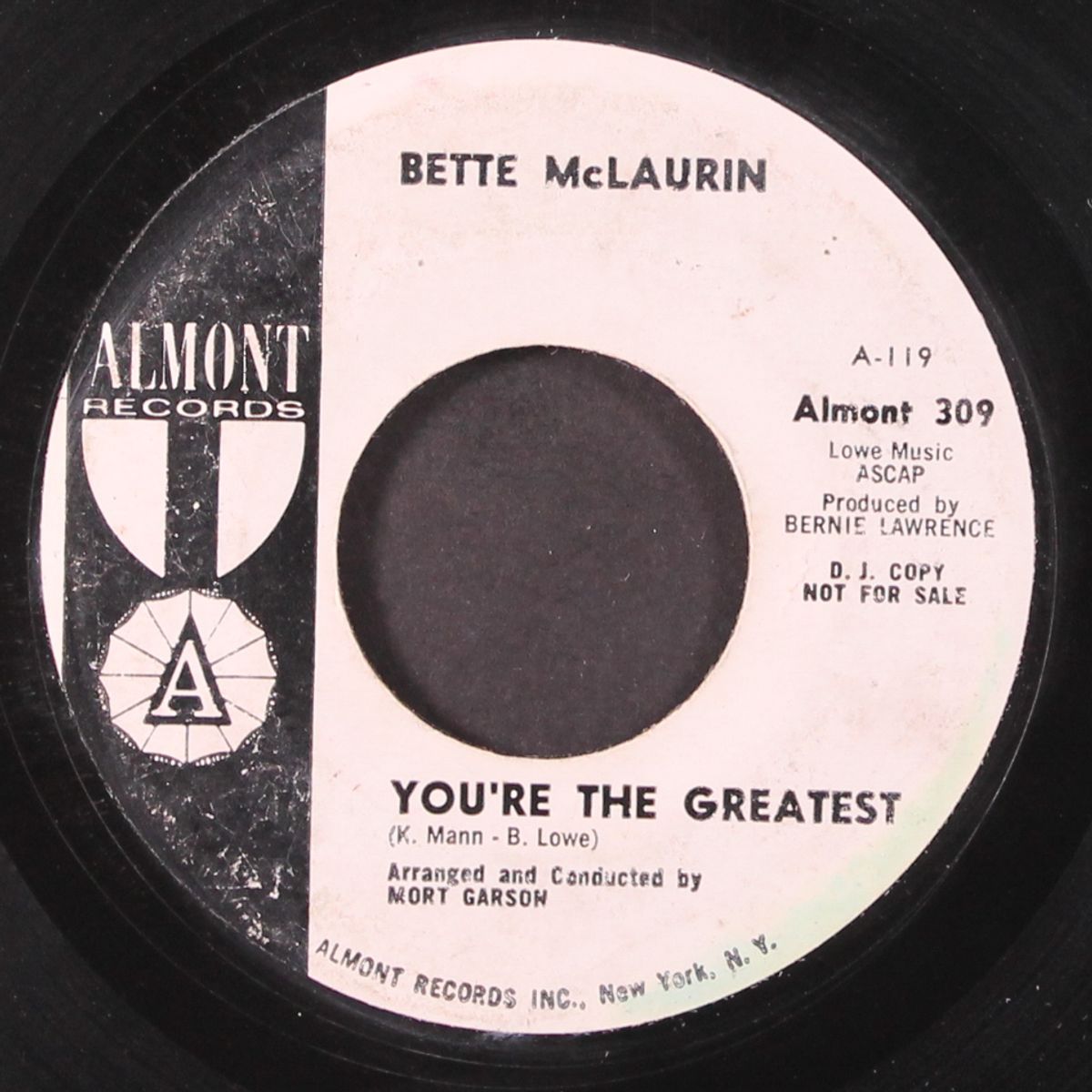 you're the greatest / same by BETTE MCLAURIN