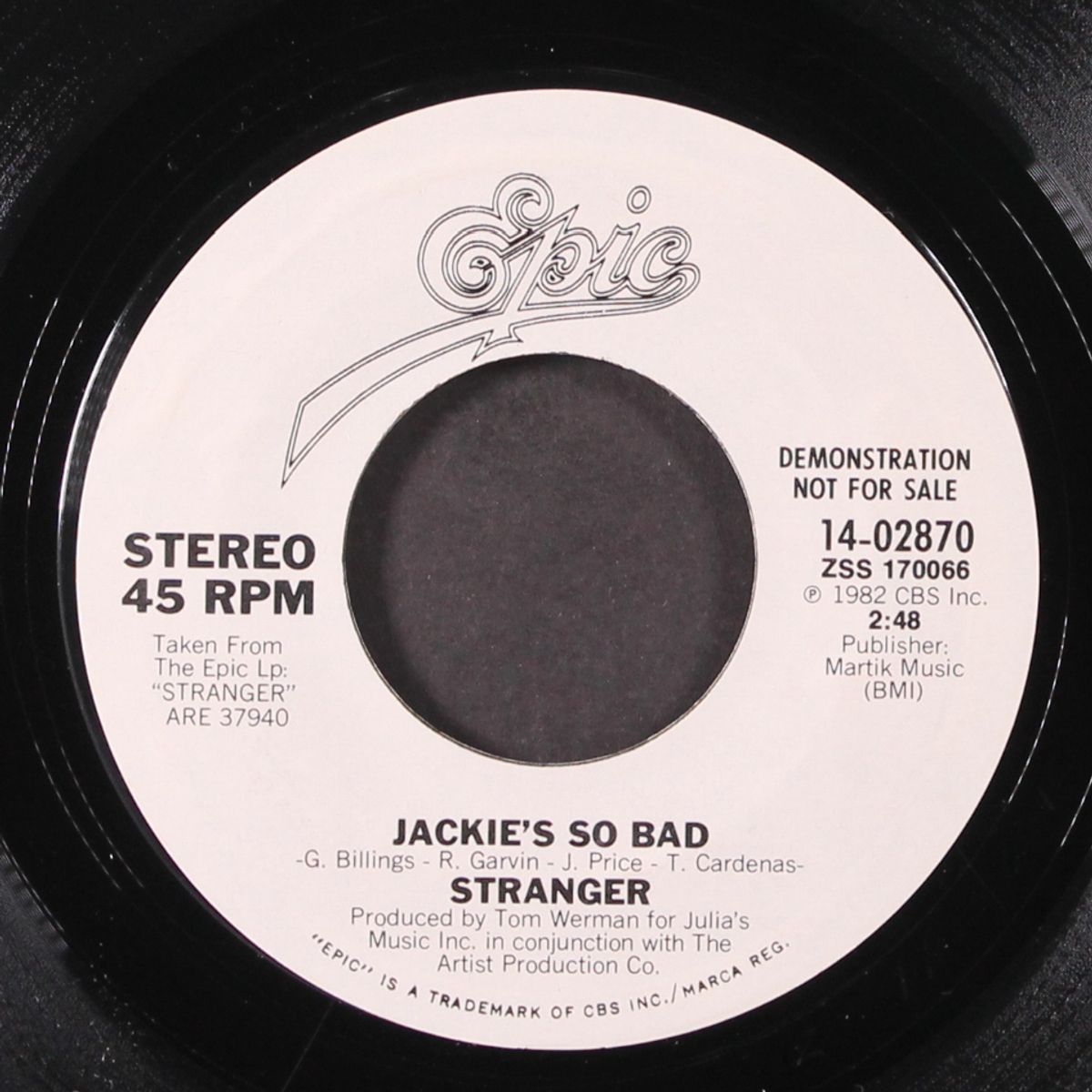 jackie's so bad / same by STRANGER