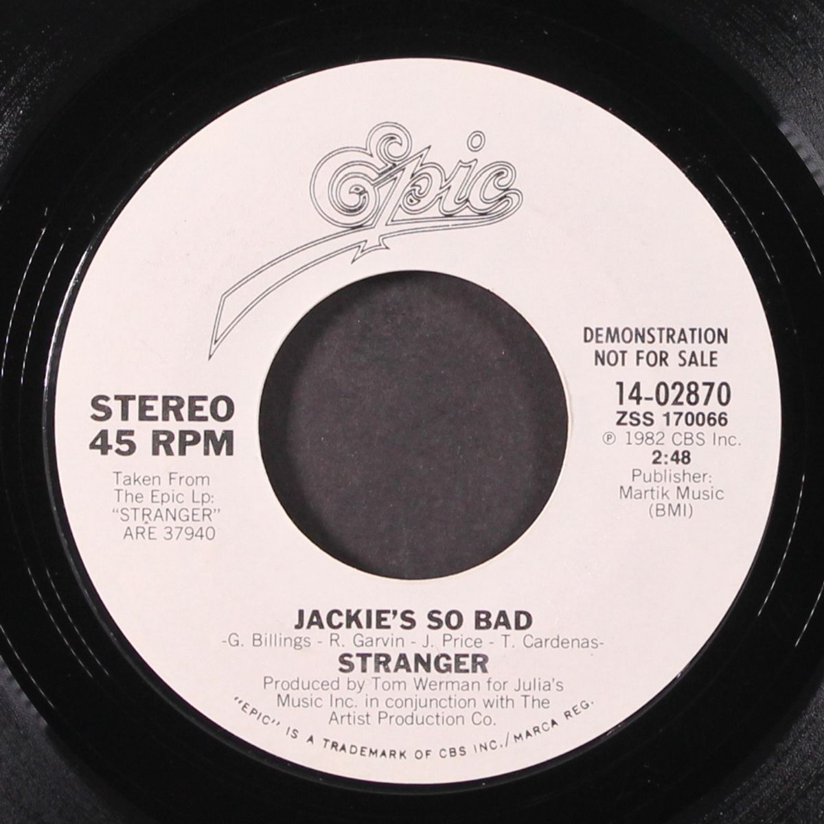 jackie's so bad / same by STRANGER