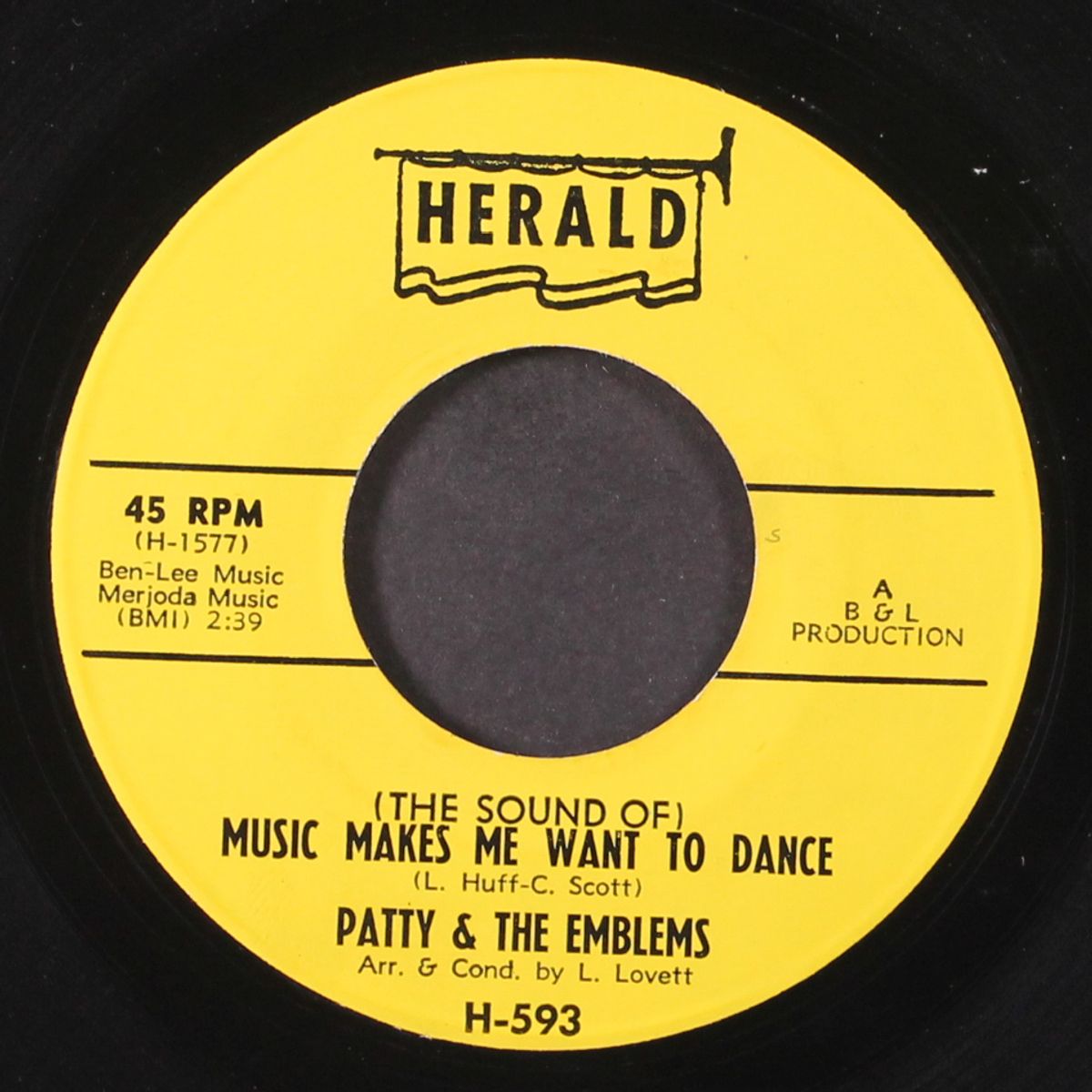 music makes me want to dance / you took advantage of a good thing by PATTY & EMBLEMS
