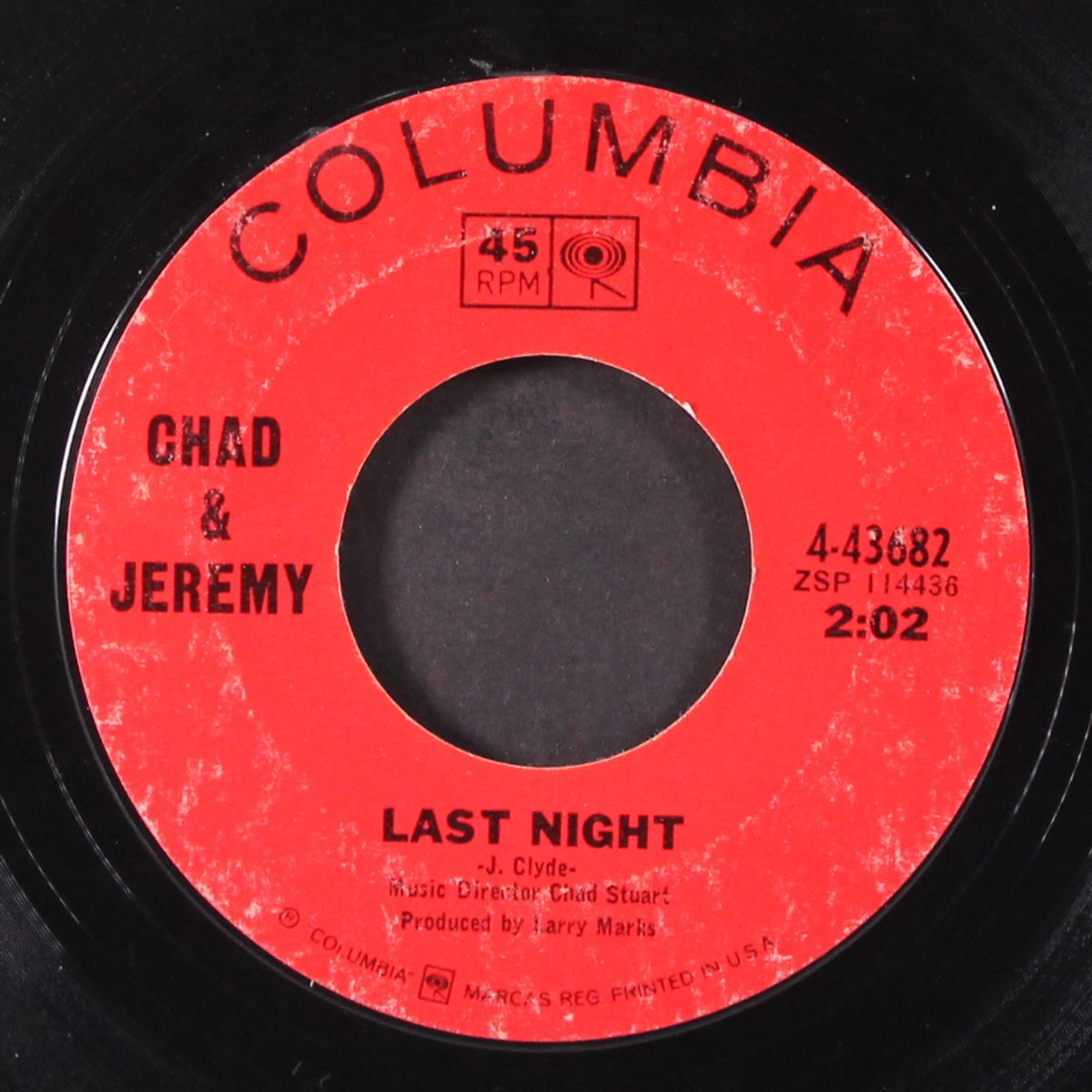 distant shores / last night by CHAD & JEREMY