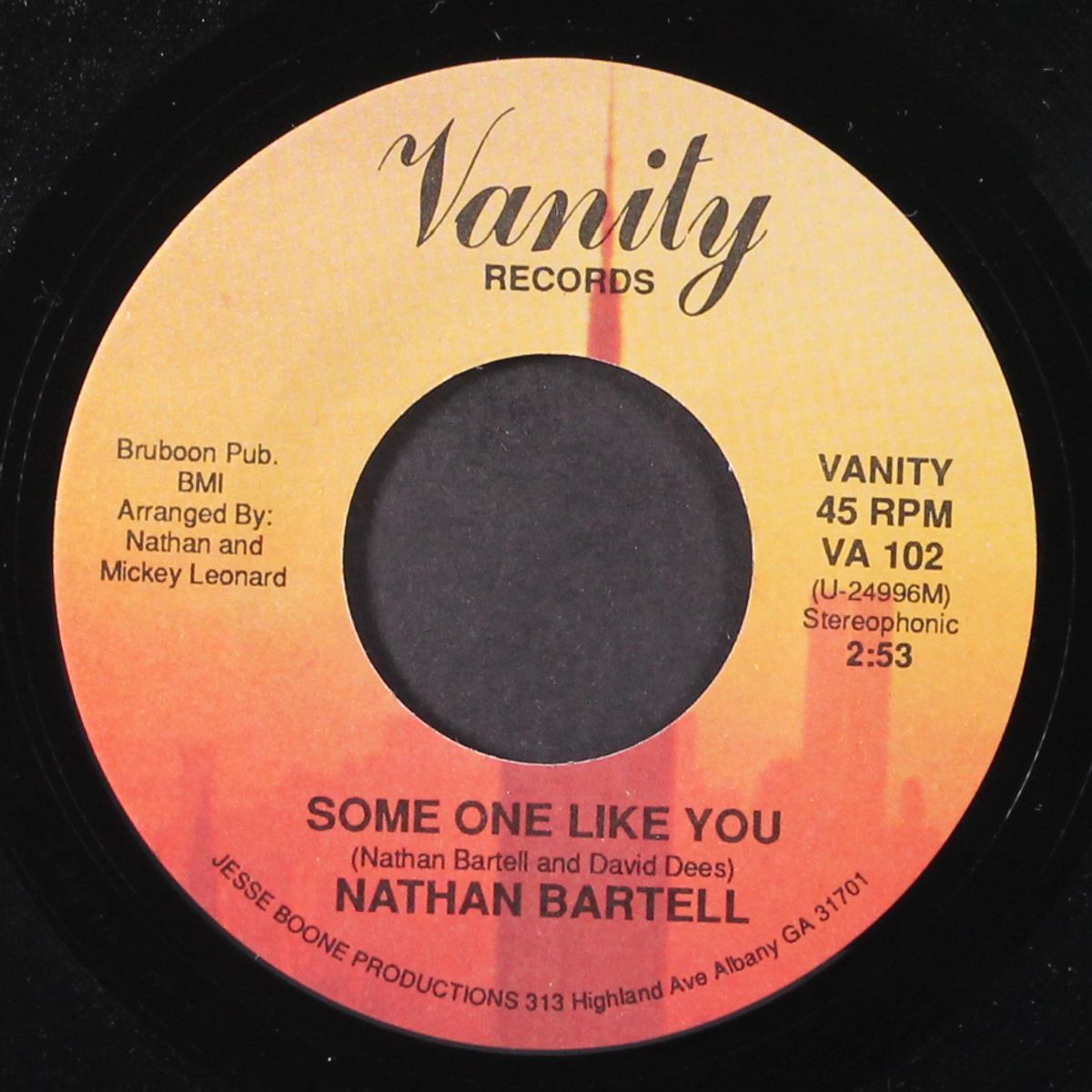 someone like you / i feel it coming by NATHAN BARTELL / CHUCK ROBINSON