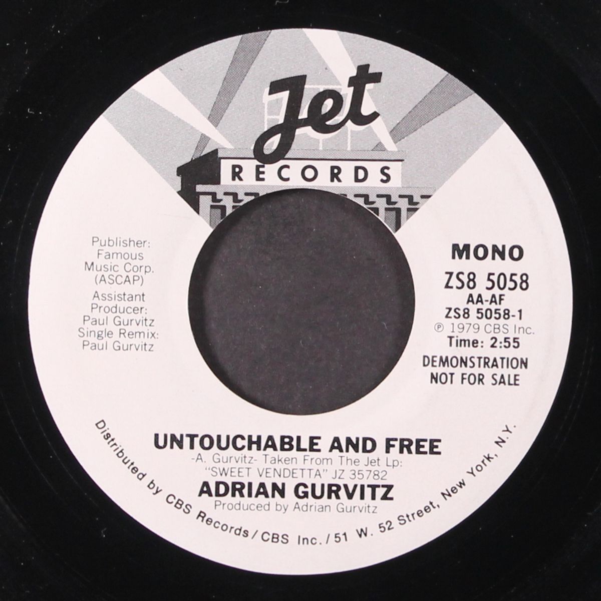 untouchable & free / mono by ADRIAN GURVITZ