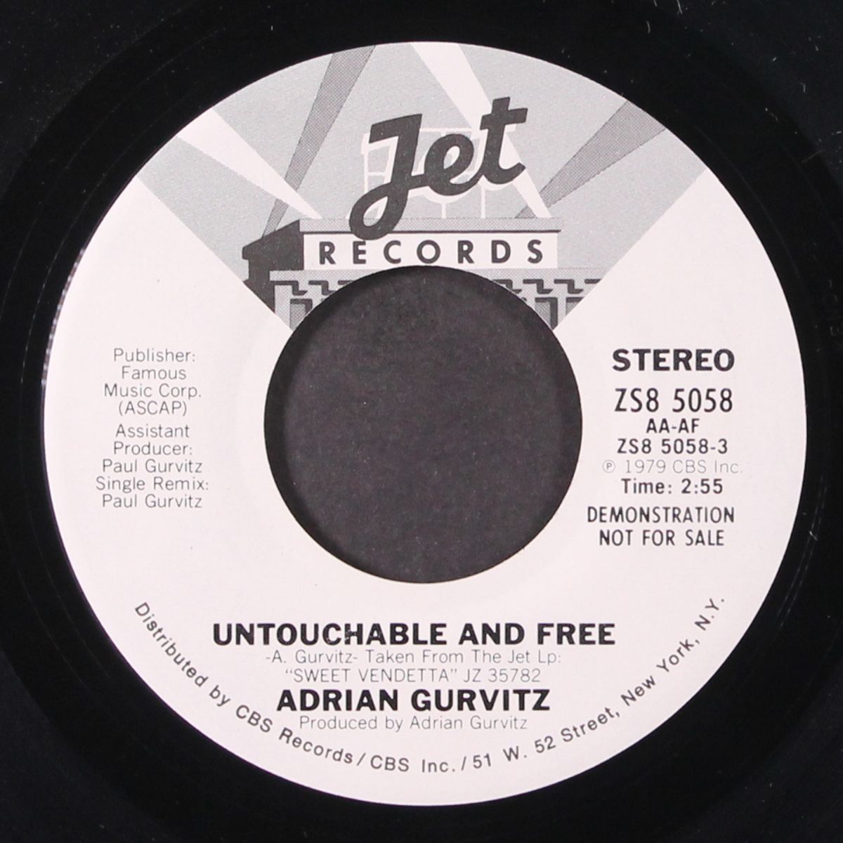 untouchable & free / mono by ADRIAN GURVITZ