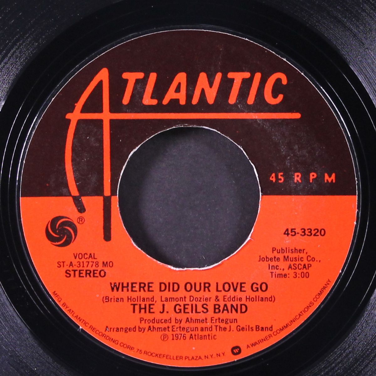 where did our love go by J. GEILS BAND