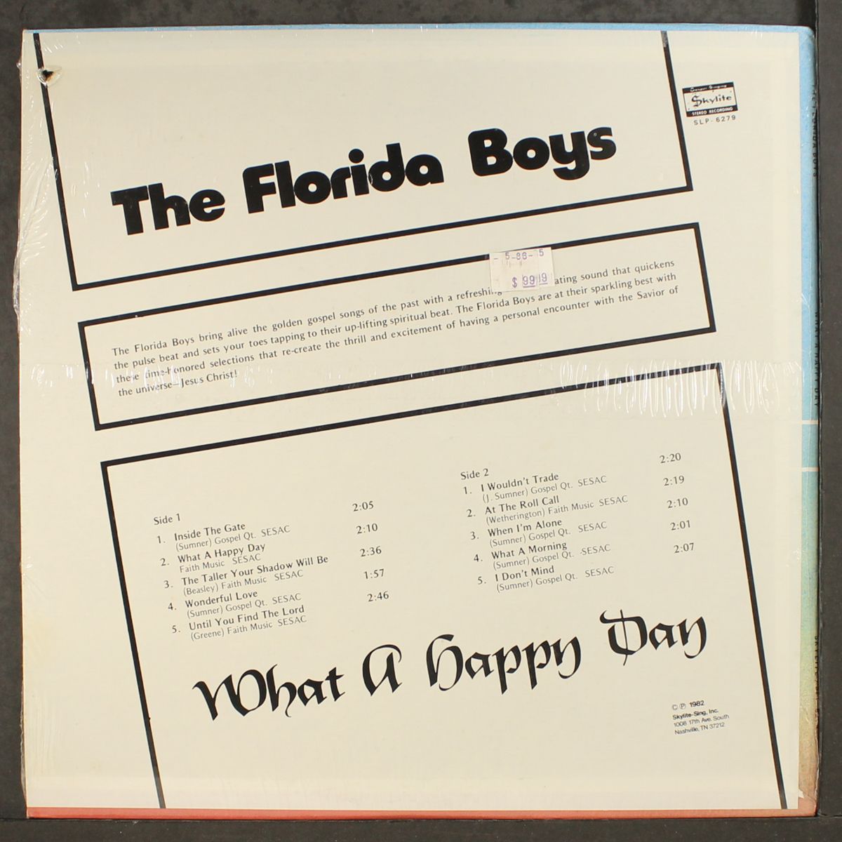 what a happy day by FLORIDA BOYS