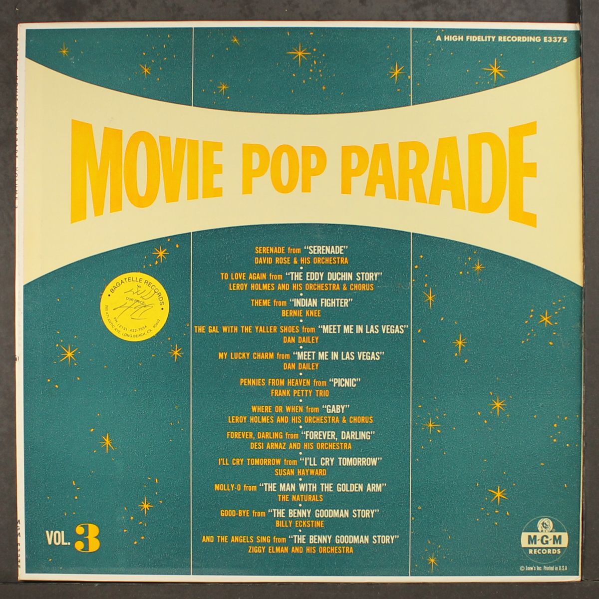 movie pop parade by VARIOUS