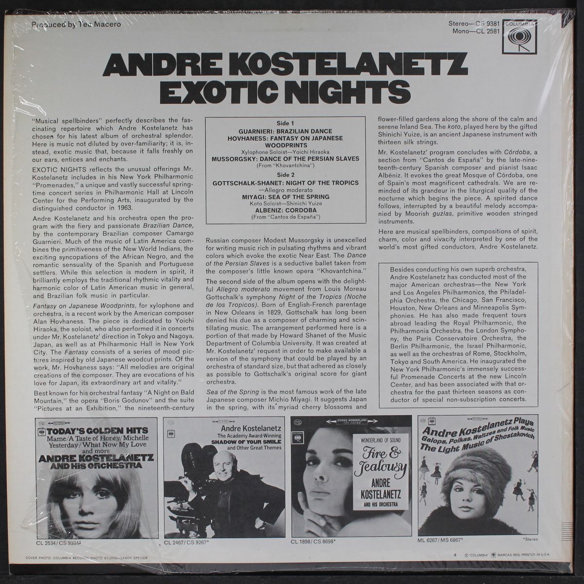 exotic nights by ANDRE KOSTELANETZ