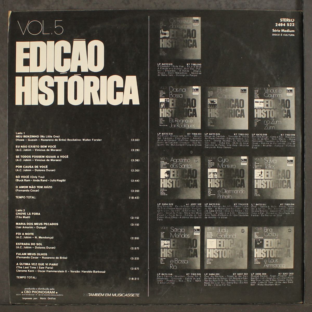 edicao historica vol. 5 by AGOSTINHO DOS SANTOS
