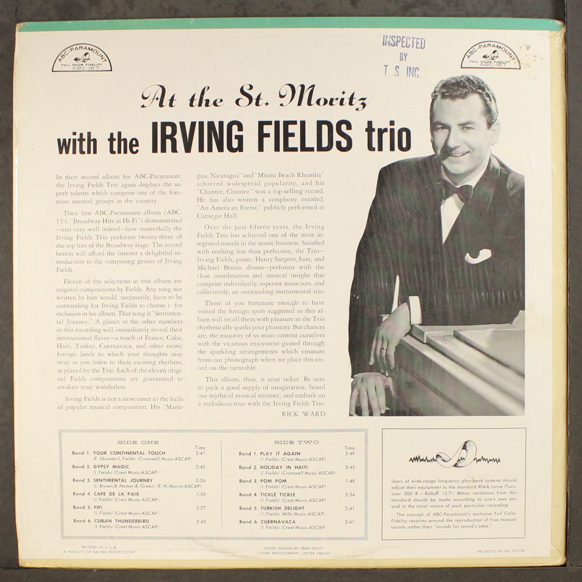 at the st. moritz by IRVING FIELDS