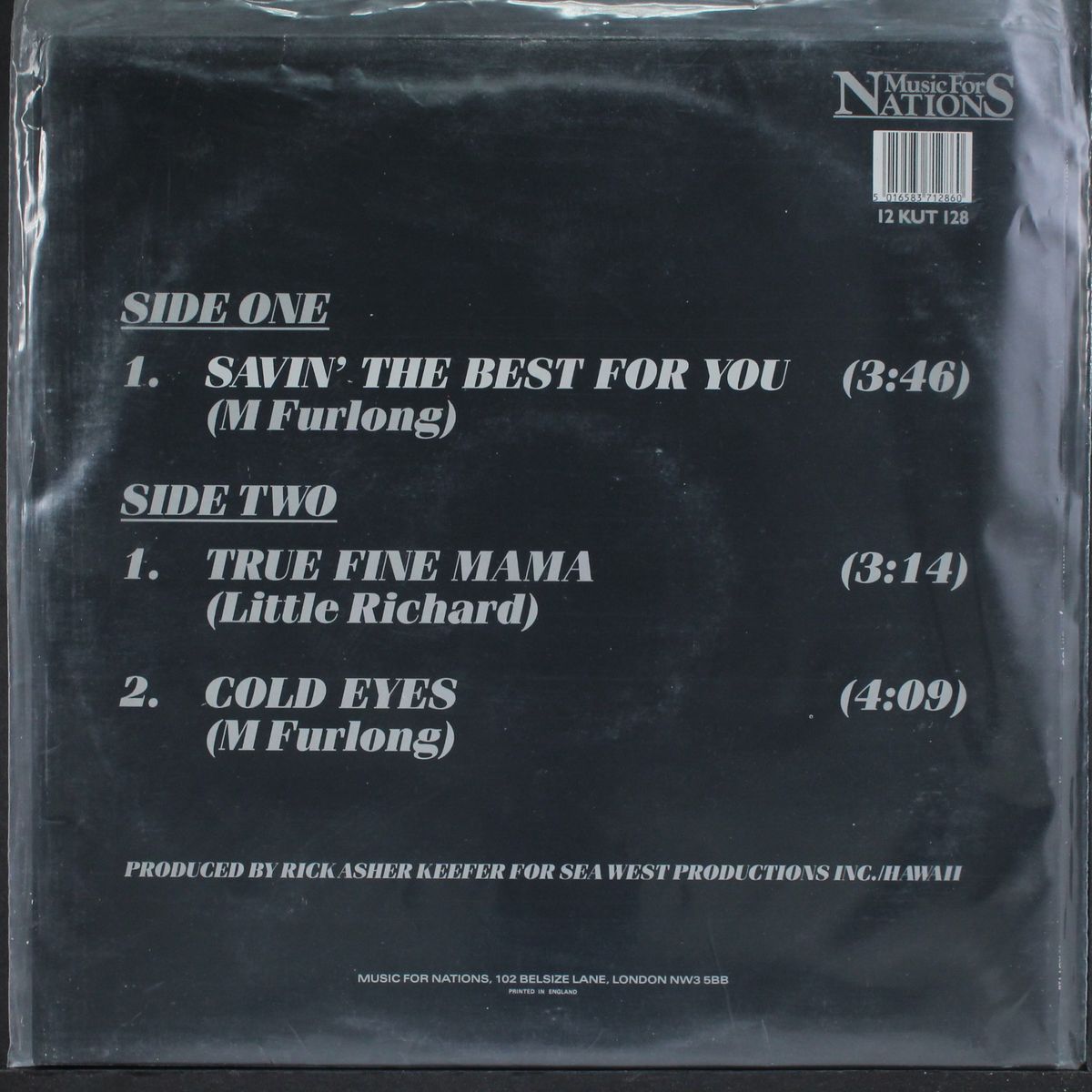savin' the best for you / true fine mama / cold eyes by MICHAEL FURLONG