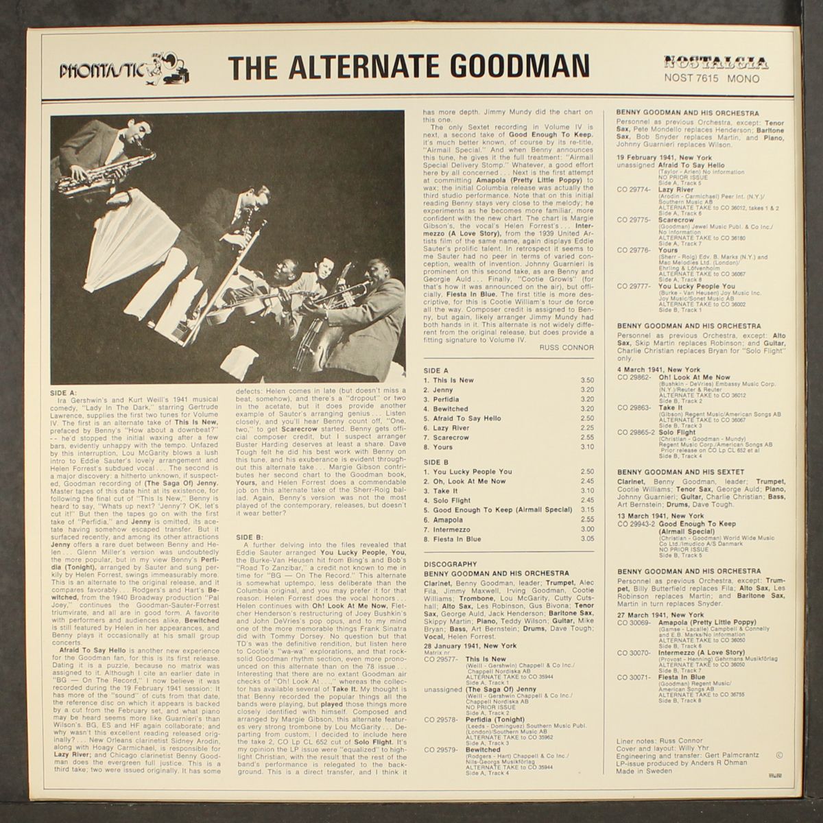 the alternate goodman, vol. 4 by BENNY GOODMAN