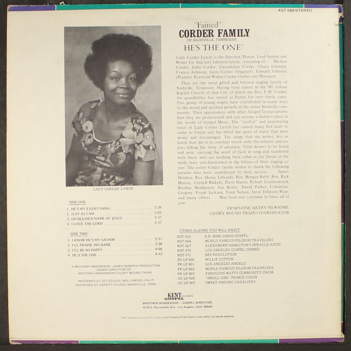 he's the one by CORDER FAMILY