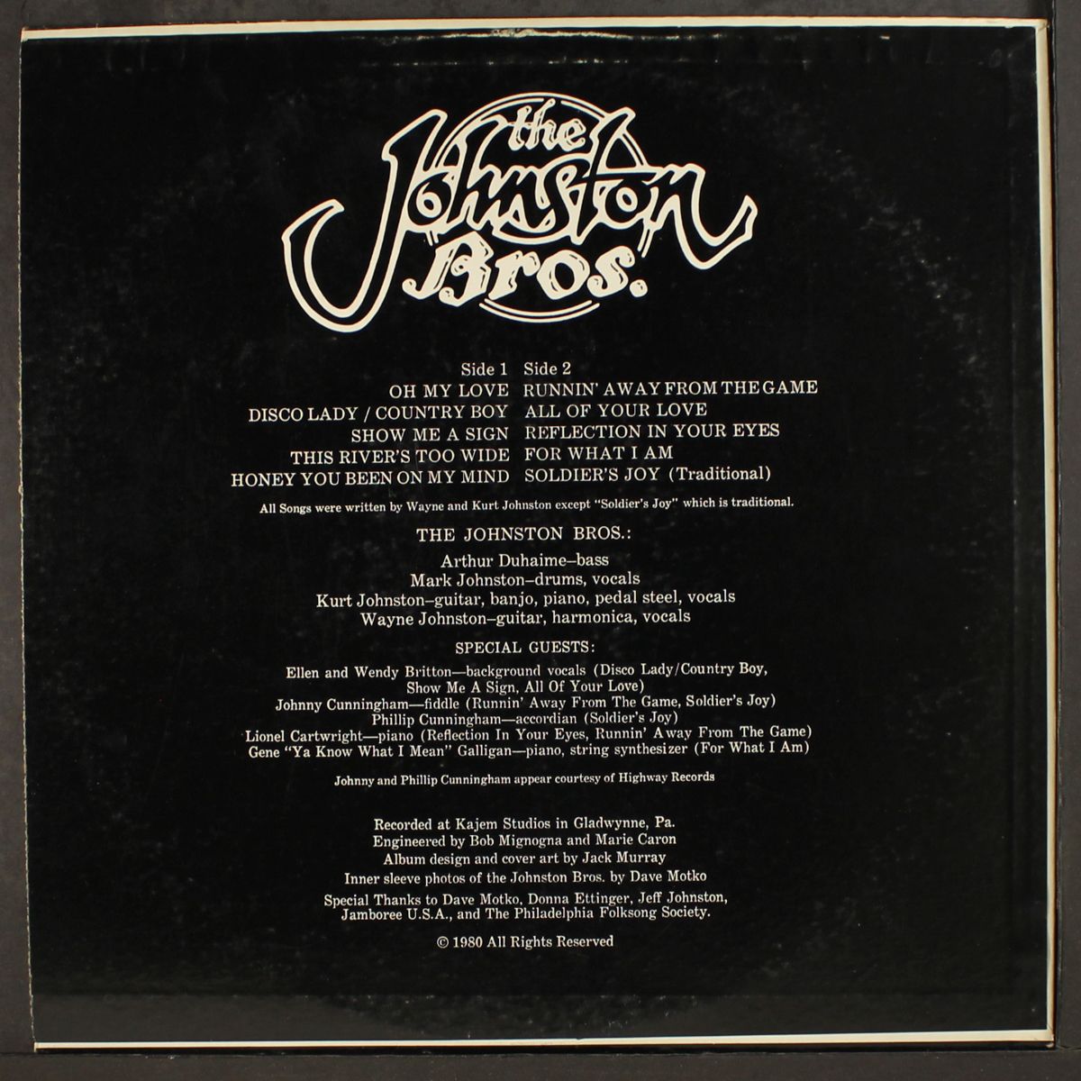 the johnston brothers by JOHNSTON BROTHERS