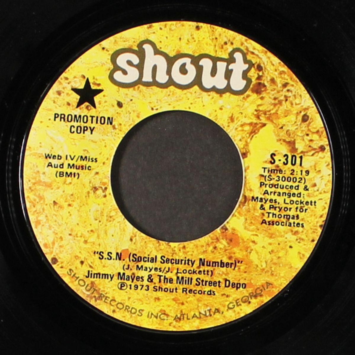 social security number / instrumental by JIMMY MAYES & MILL STREET DEPO