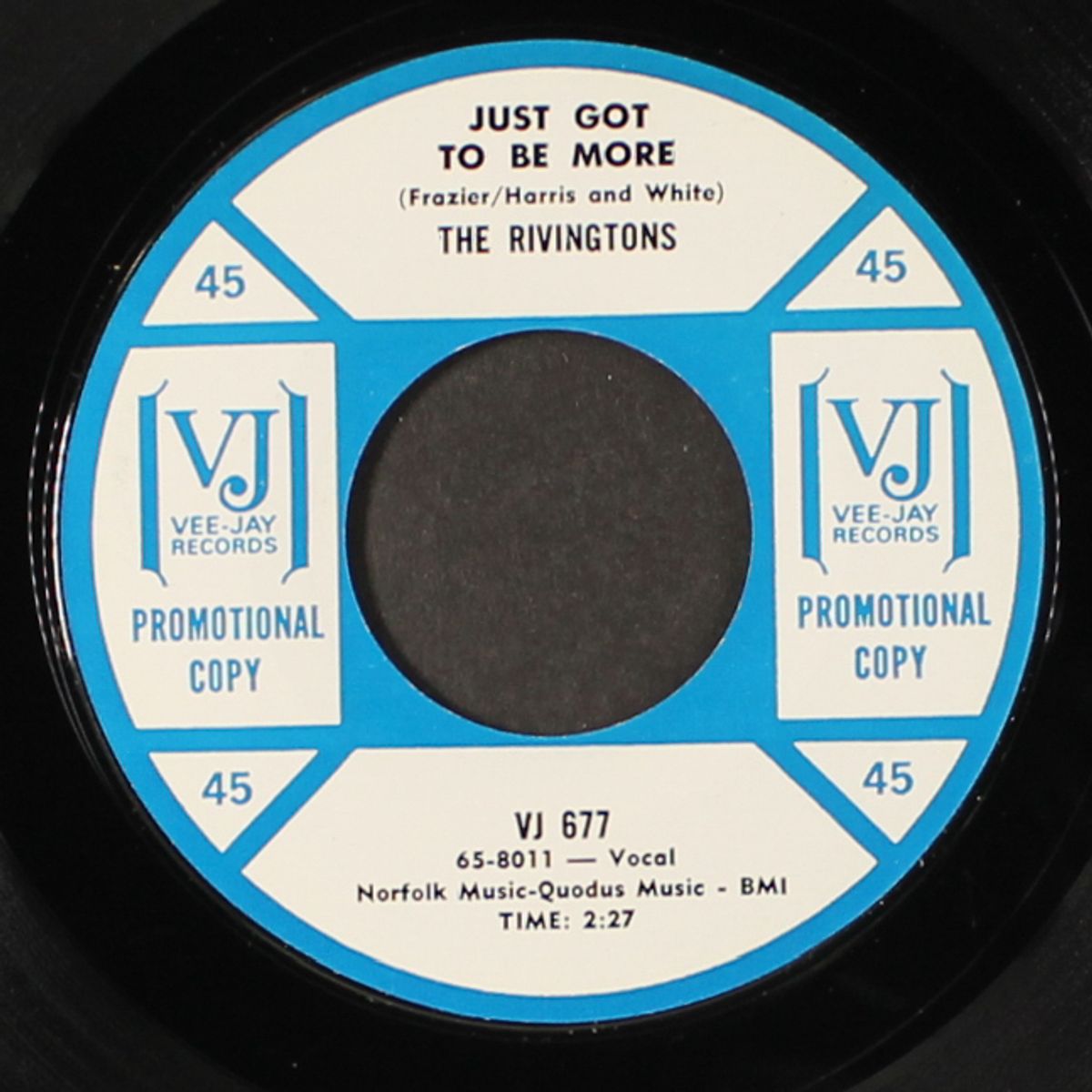 just got to be more / the willy by RIVINGTONS