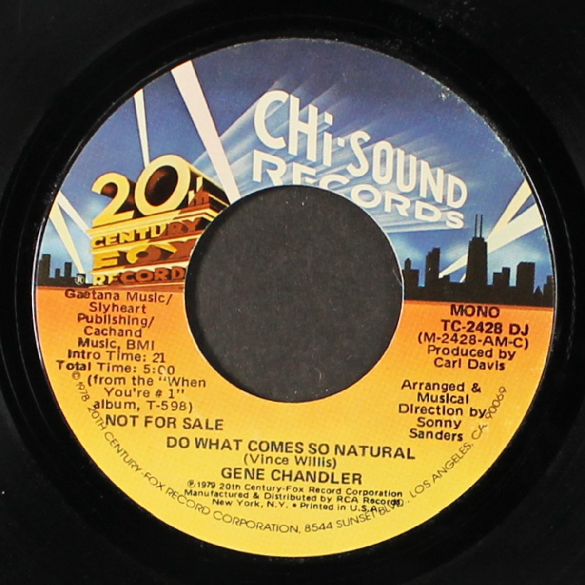 do what comes so natural / mono by GENE CHANDLER