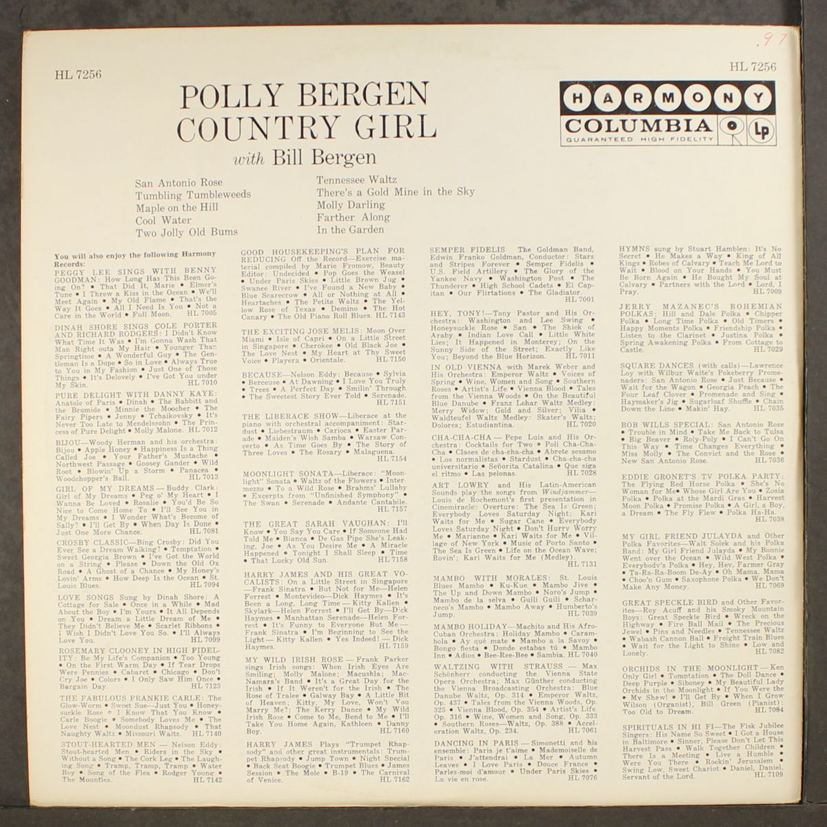country girl by POLLY BERGEN