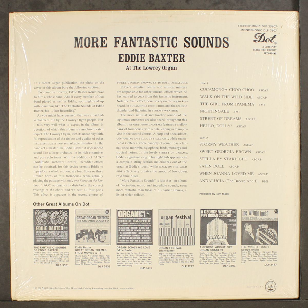 more fantastic sounds! by EDDIE BAXTER