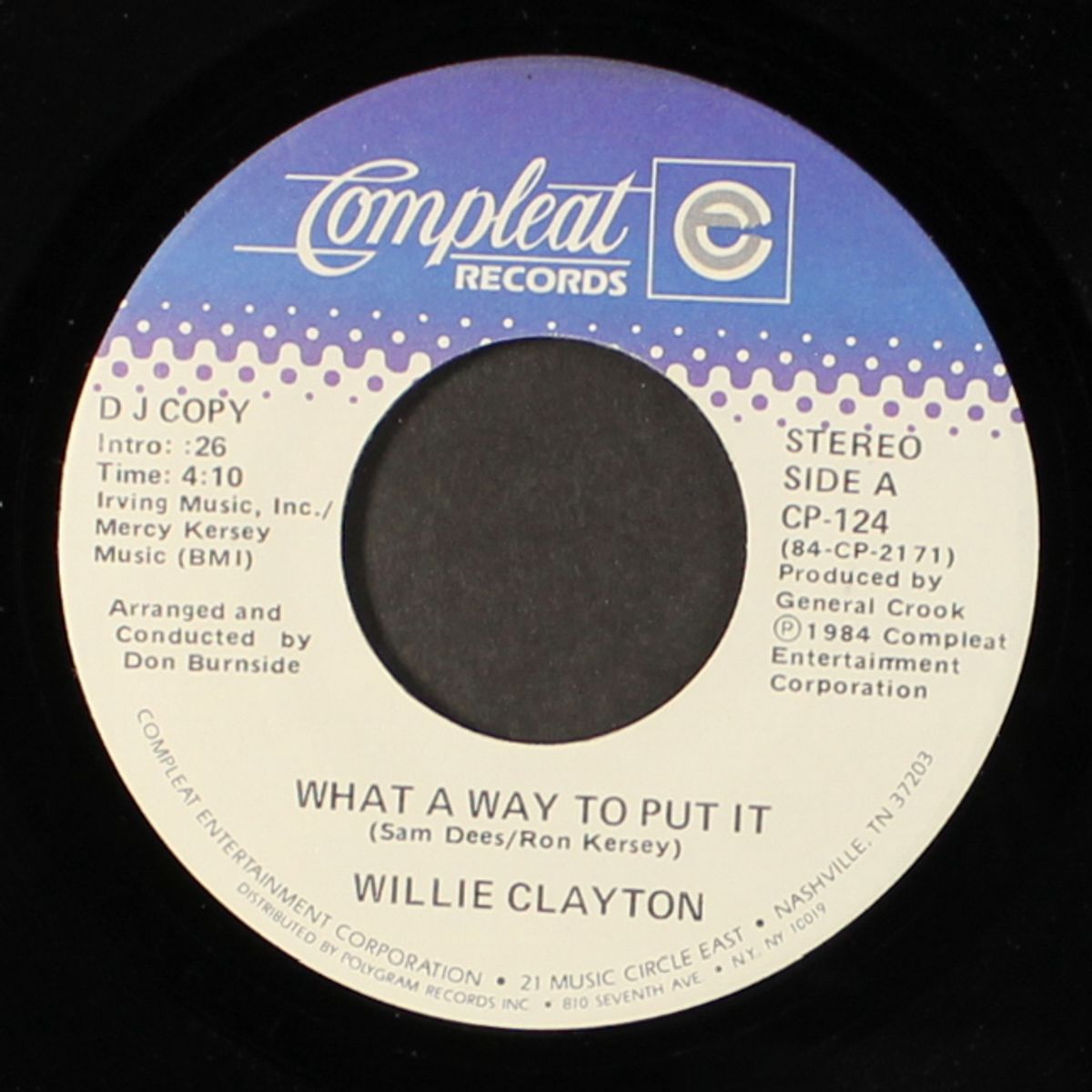 what a way to put it / same by WILLIE CLAYTON