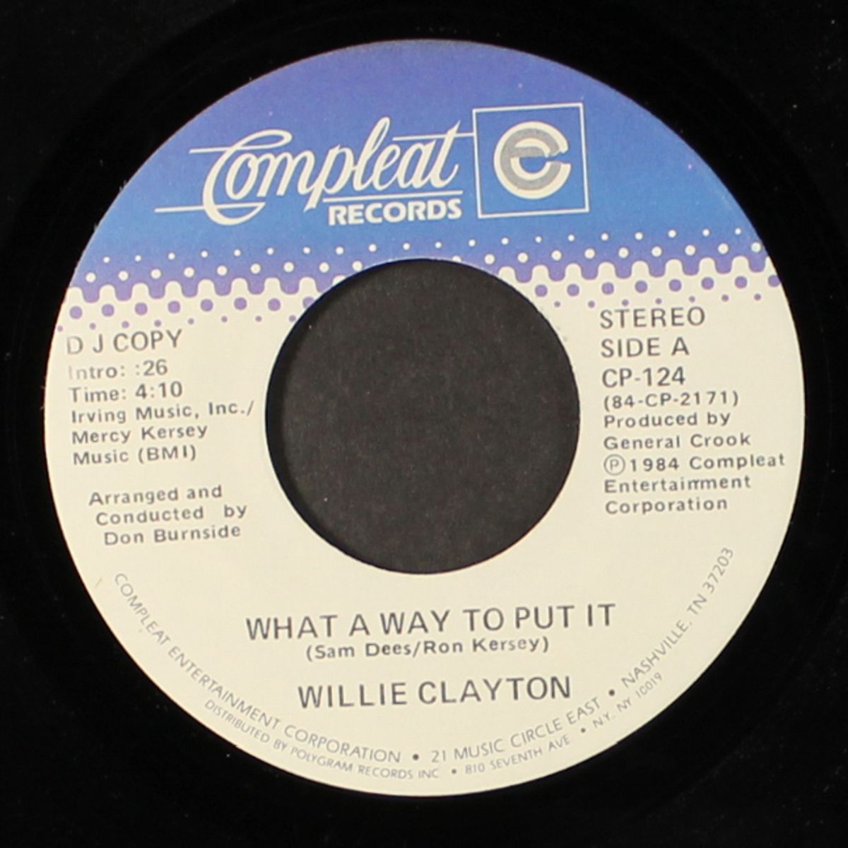 what a way to put it / same by WILLIE CLAYTON