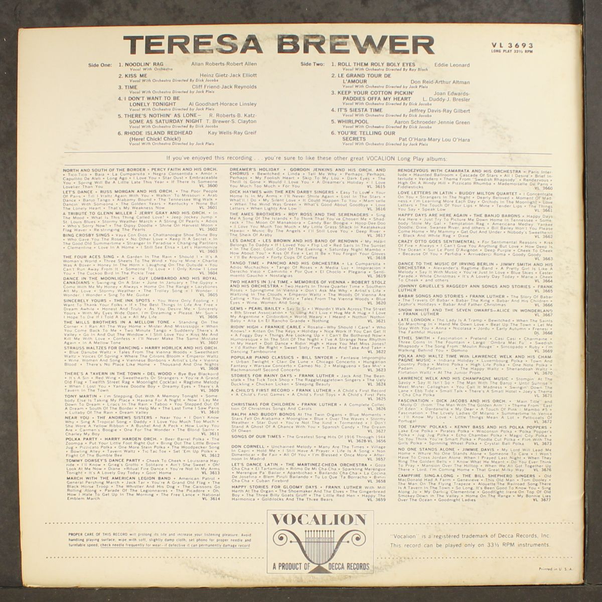 teresa brewer by TERESA BREWER