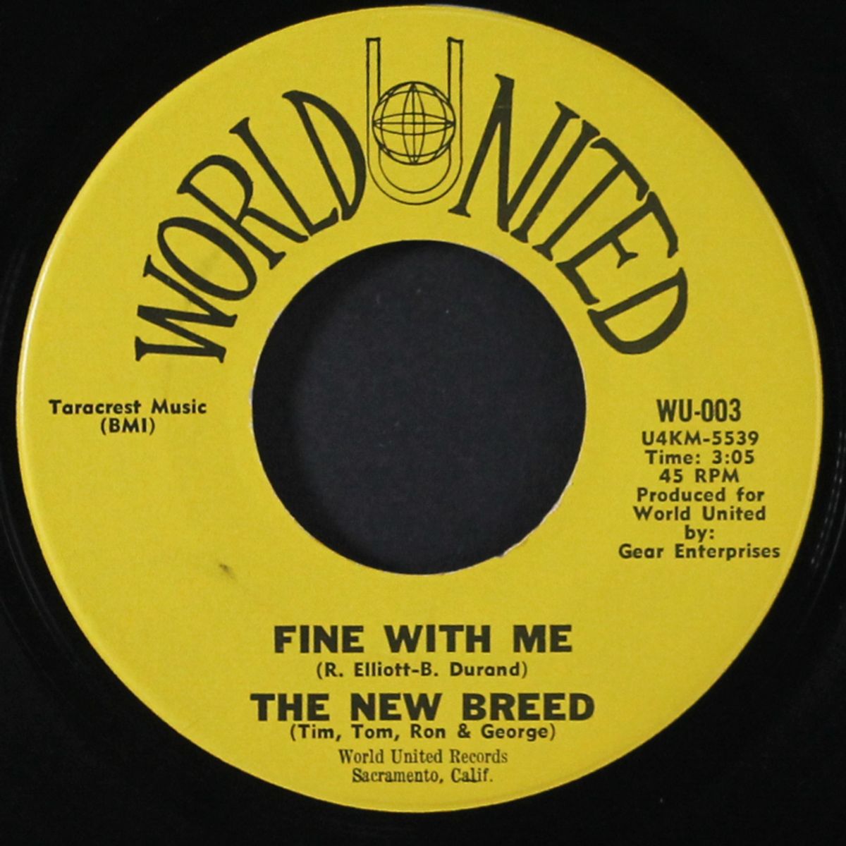 fine with me / sound of the music by NEW BREED