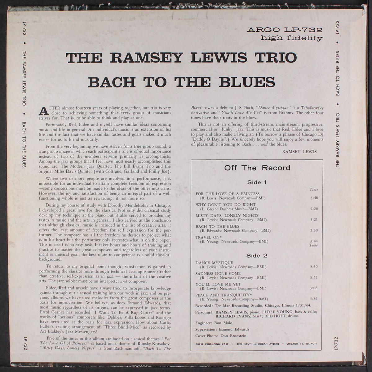 bach to the blues by RAMSEY LEWIS