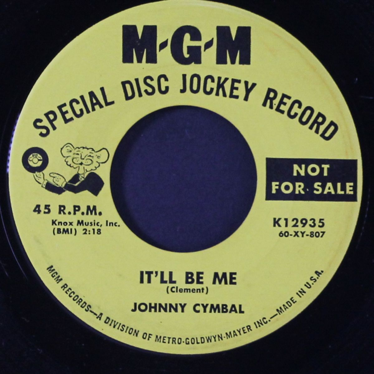 it'll be me / always, always by JOHNNY CYMBAL