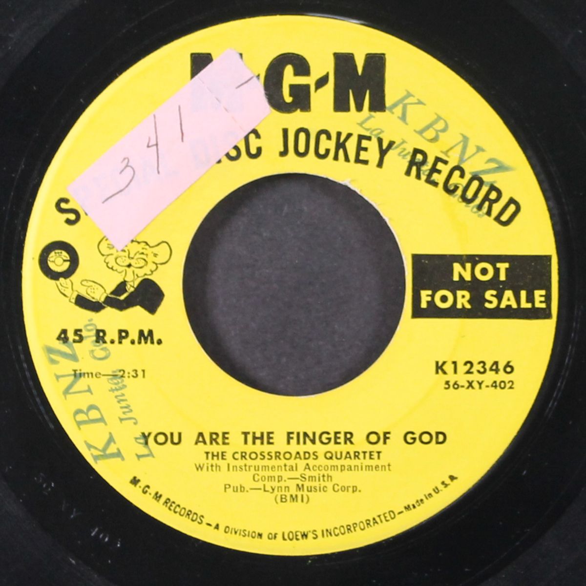 there comes a time / you are the finger of god by CROSSROADS QUARTET