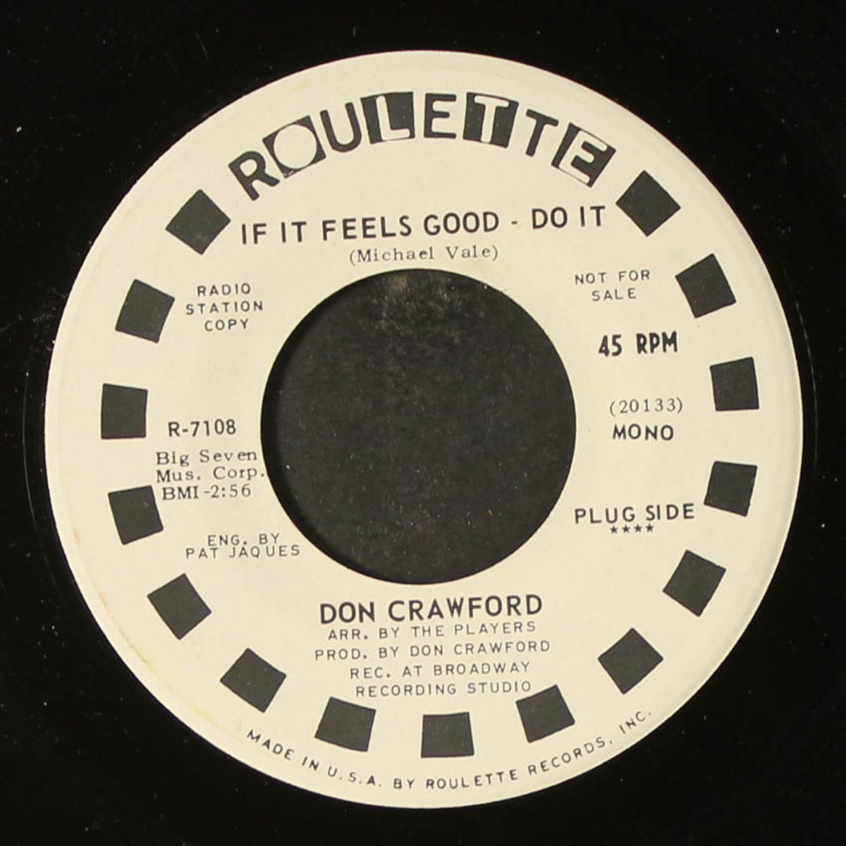 if it feels good - do it by DON CRAWFORD