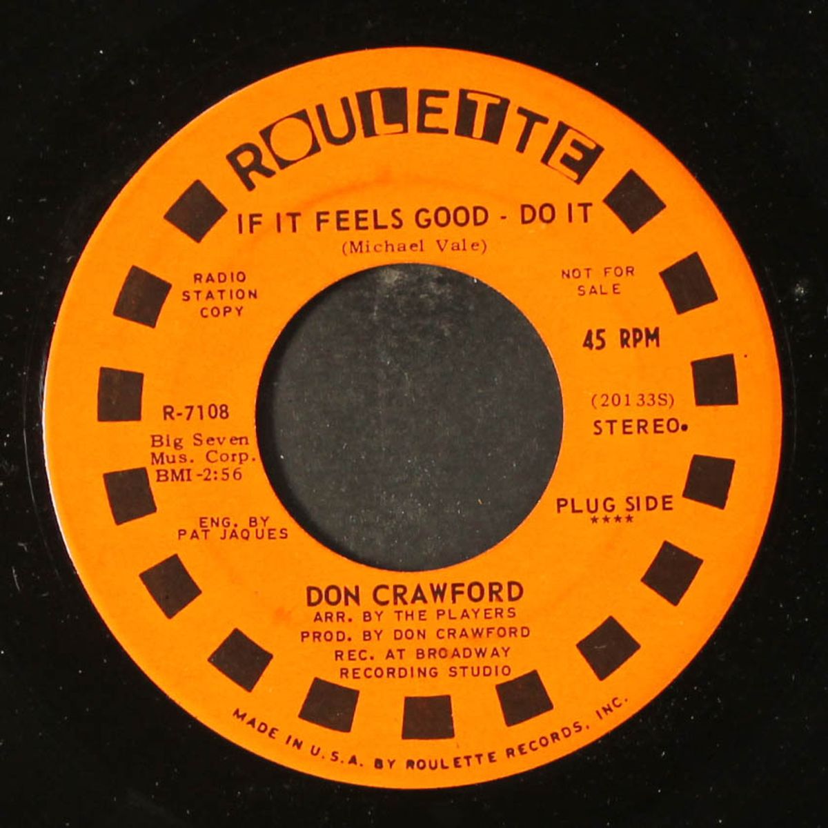 if it feels good - do it by DON CRAWFORD
