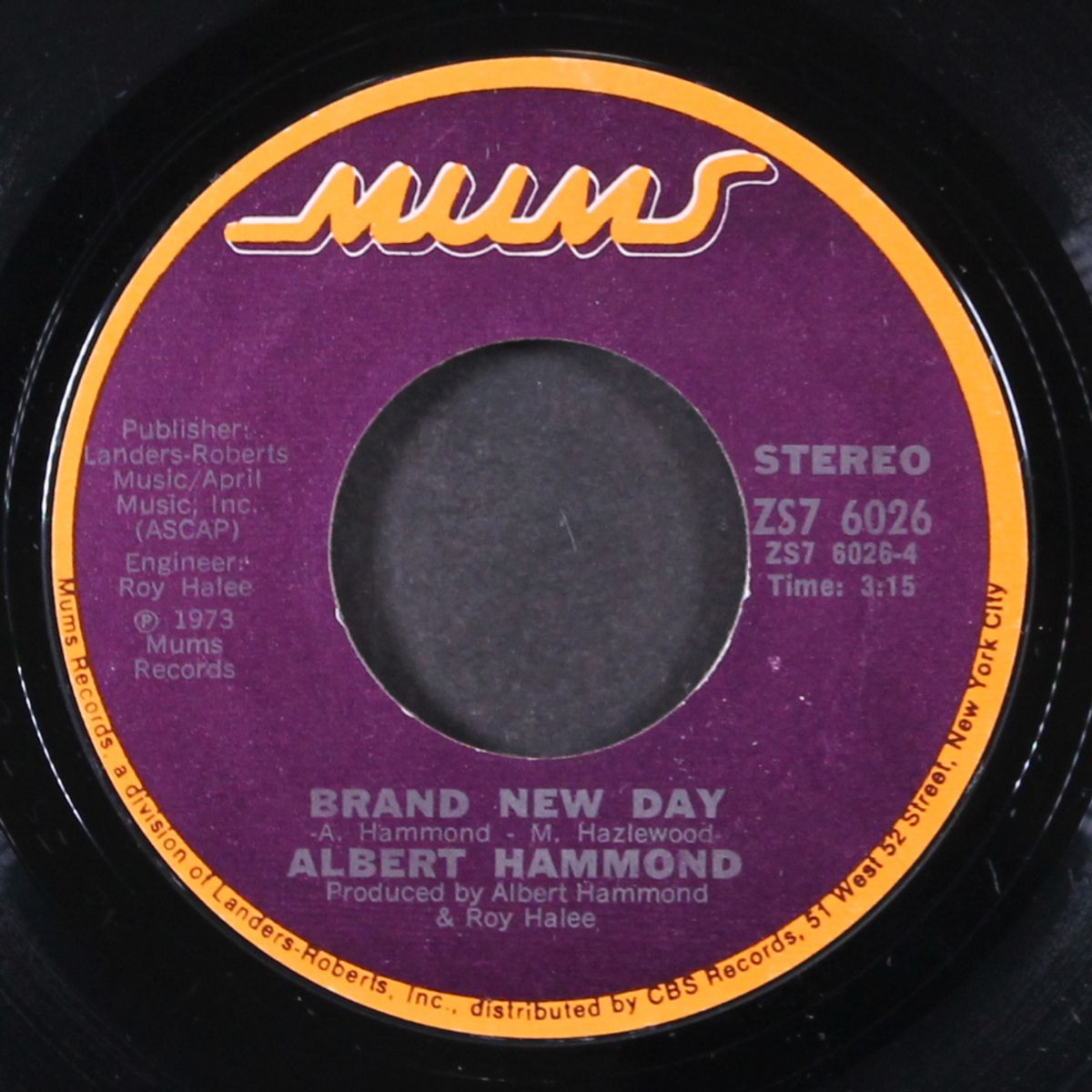 i'm a train / brand new day by ALBERT HAMMOND