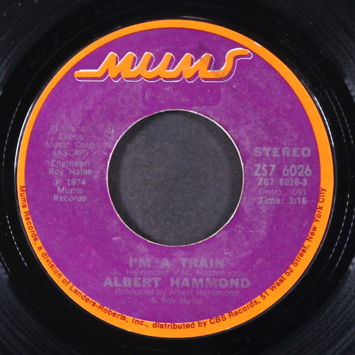 i'm a train / brand new day by ALBERT HAMMOND