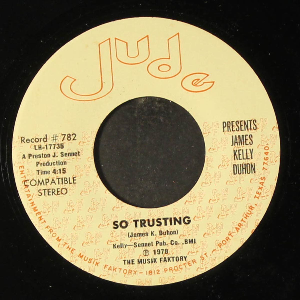 so trusting / someone so good by JAMES KELLY DUHON