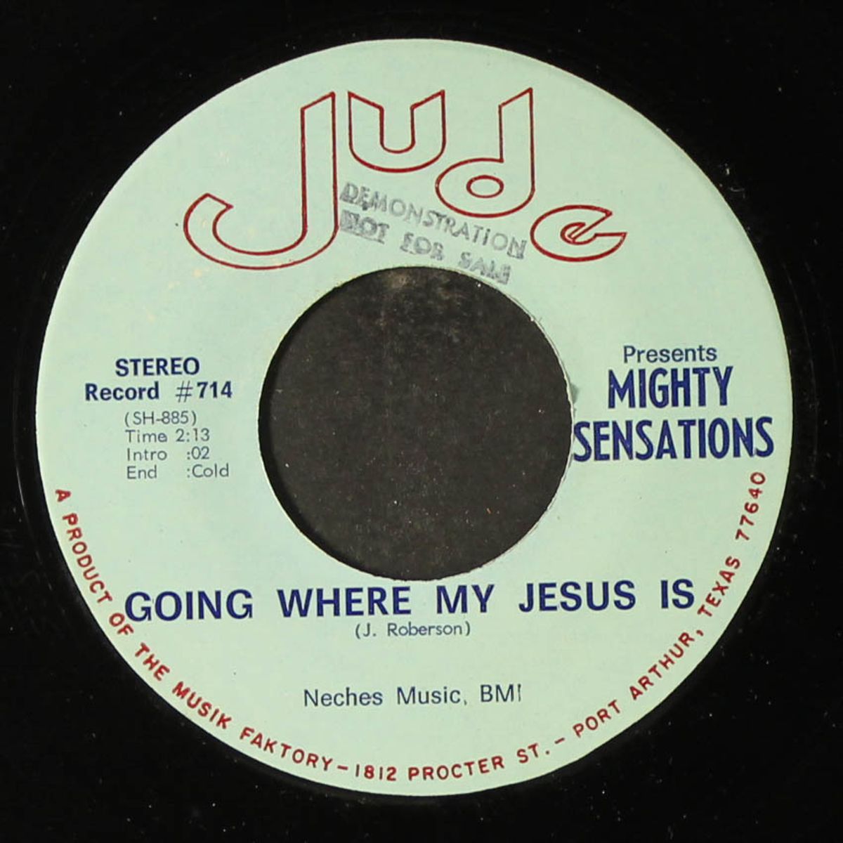 children obey / going where my jesus is by MIGHTY SENSATIONS