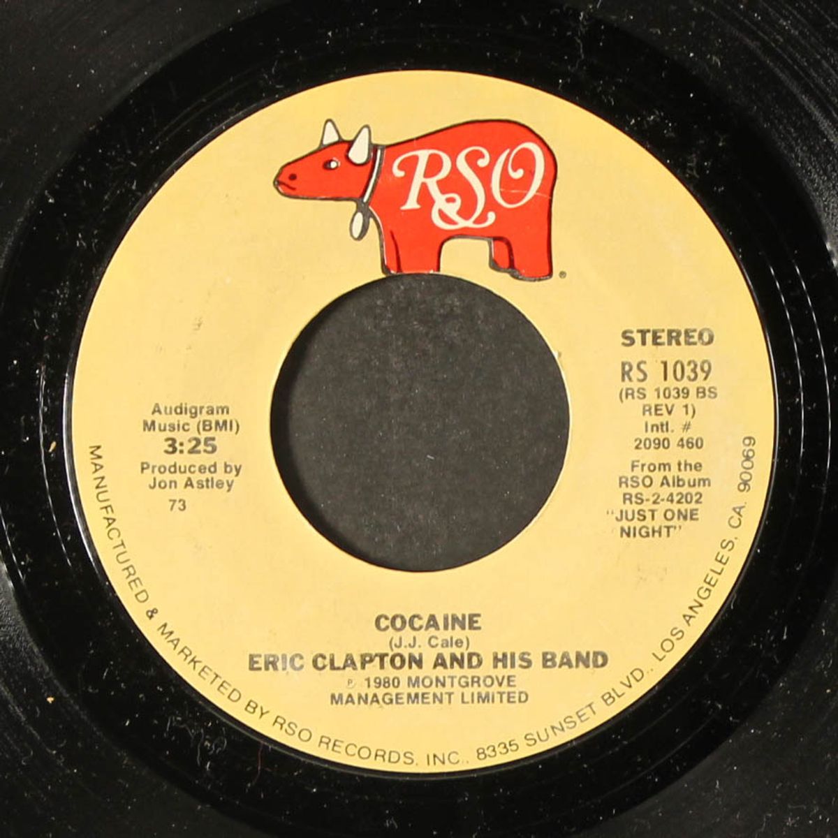 cocaine / tulsa time by ERIC CLAPTON