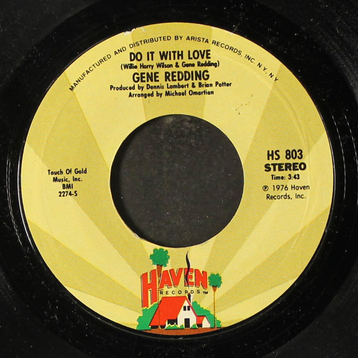 do it with love / you make me feel like i wanna feel by GENE REDDING