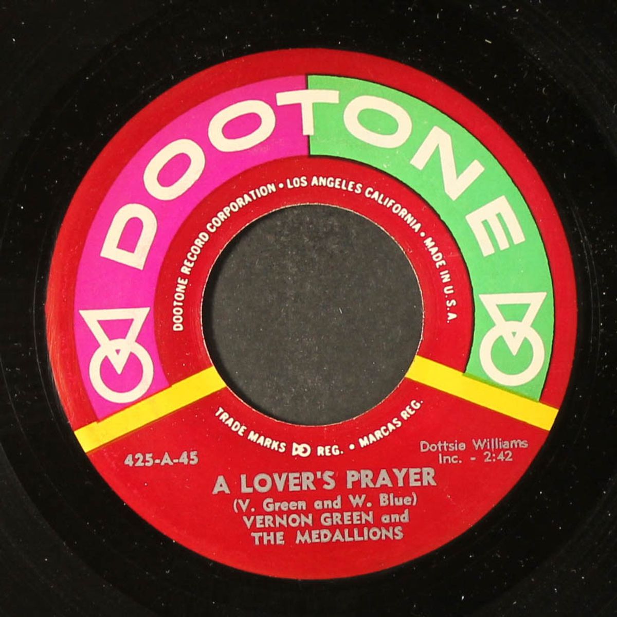 a lover's prayer / unseen by VERNON GREEN & MEDALLIONS