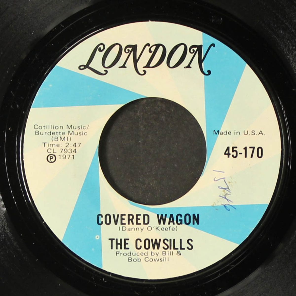 covered wagon / blue road by COWSILLS