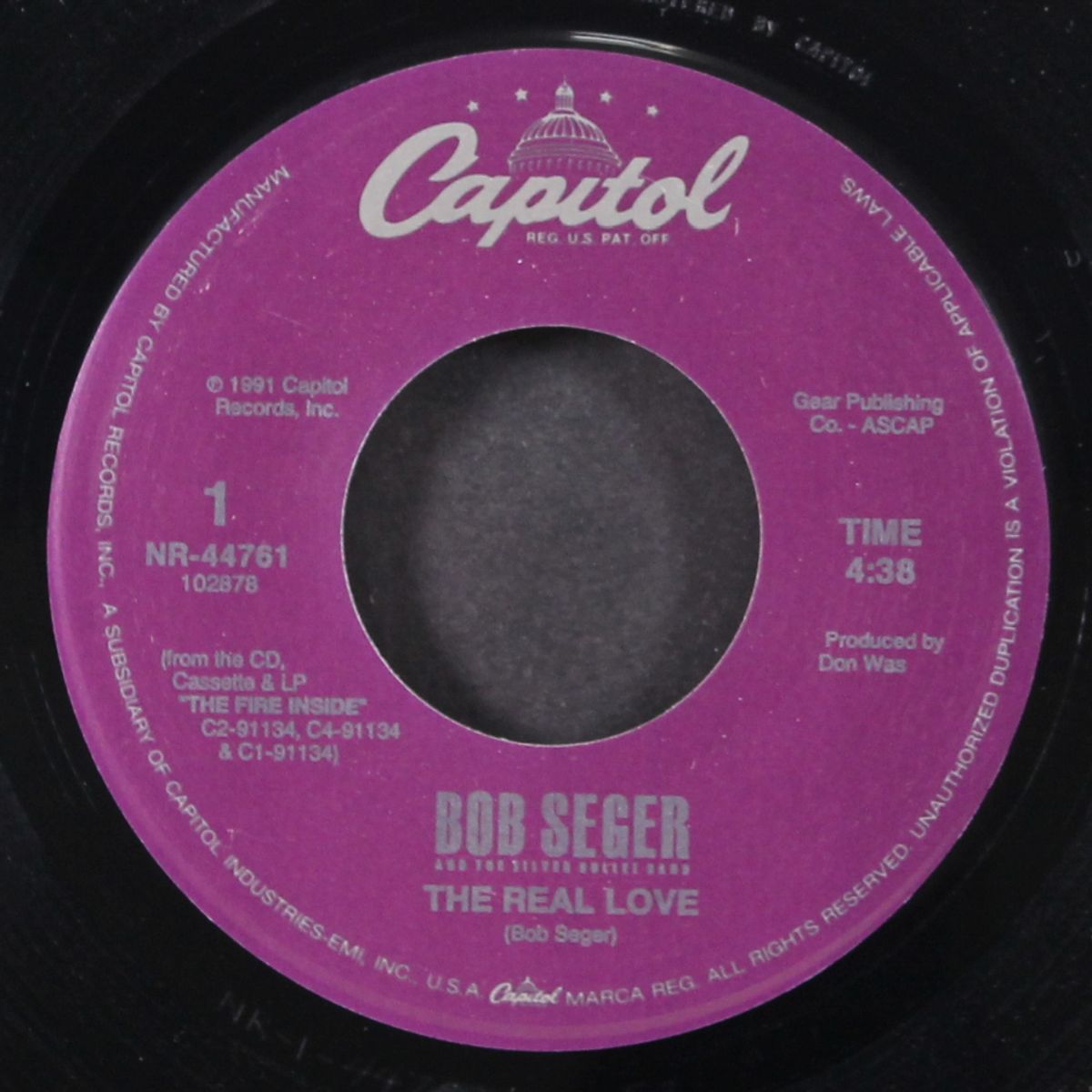 the real love / roll me away by BOB SEGER